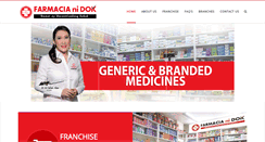 Desktop Screenshot of farmacianidok.com